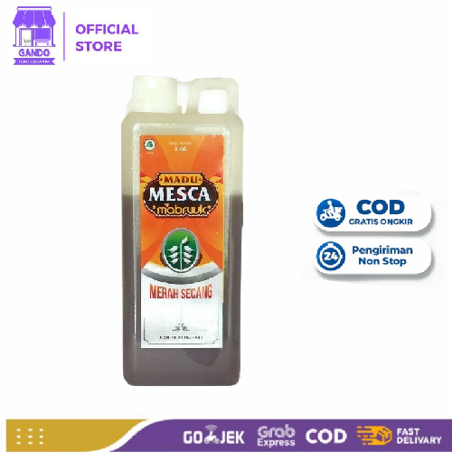 Madu Mesca Mabruuk / Madu Merah Secang 1kg Original