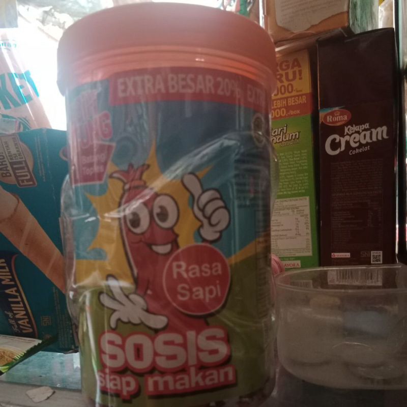 

sosis siap makan rasa sapi