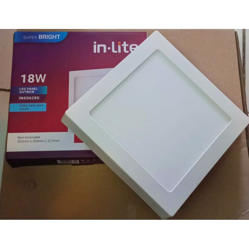 LAMPU DOWNLIGHT PANEL OUTBOW KOTAK DOWNLIGHT PANEL 18 WATT 18W
