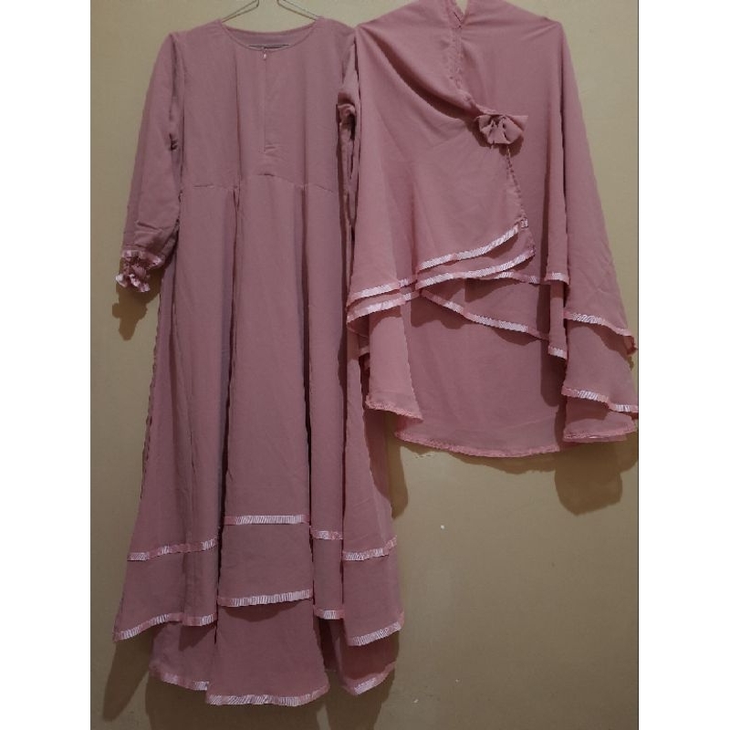 set gamis syar'i (preloved)