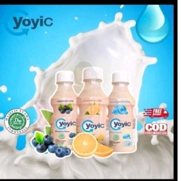 

YoyiC -Jeruk - Blueberry - Original- 1 Pak 12 Botol @130 ML-Minuman Susu Berfermentasi-