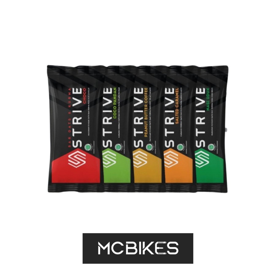 

Strive Energy Bar 20g - Suplemen Olahraga BPOM Halal