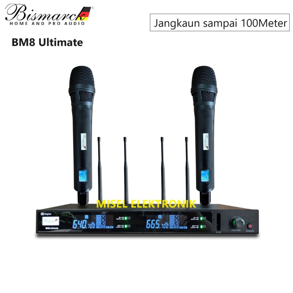 Microphone Wireless Profesional Bismarck BM8 Ultimate
