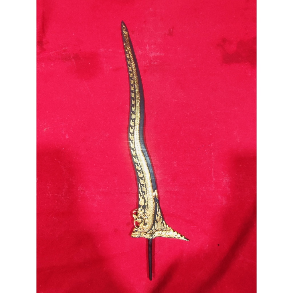 Keris Kinatah Kamarogan Jangkung Naga Liong
