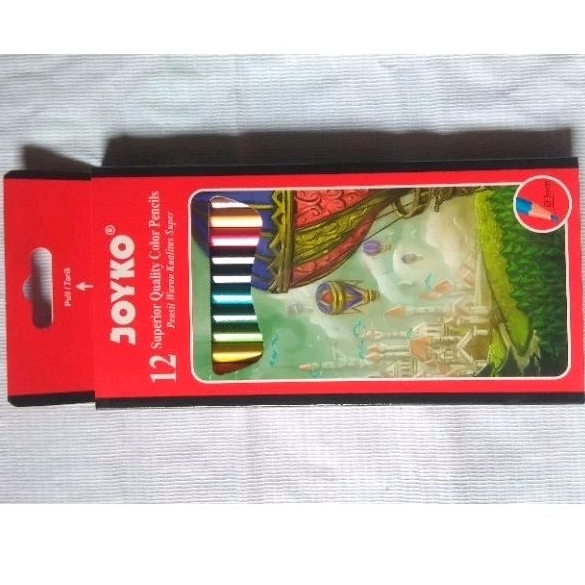 

PENSIL WARNA JOYKO12 ISI 12 WARNA PANJANG