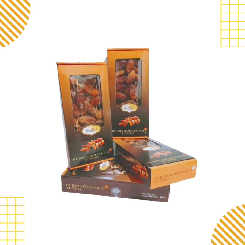 

KURMA TUNIS TANGKAI SUNFRUIT 400 Gram /KURMA TANGKAI / OLEH-OLEH HAJI UMROH /KURMA MURAH