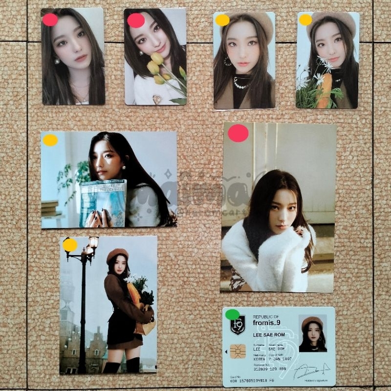 PC Photocard Kihno Album fromis_9 Lee Saerom 9WT 9 Way Ticket
