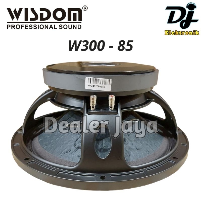 Speaker Komponen Wisdom W300-85 / W 300 85 / W30085 - 12 inch