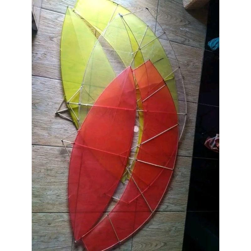 gapangan pegon/layang layang/koangan pegon ceper ukuran 1 meter,belum dirakit