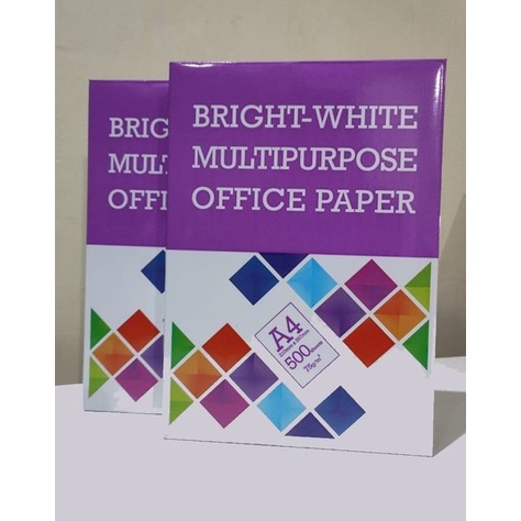 

KERTAS HVS / PRINT BRIGHT WHITE MULTI PURPOSE OFFICE PAPER (BMO) A4 75 GRAM termurah