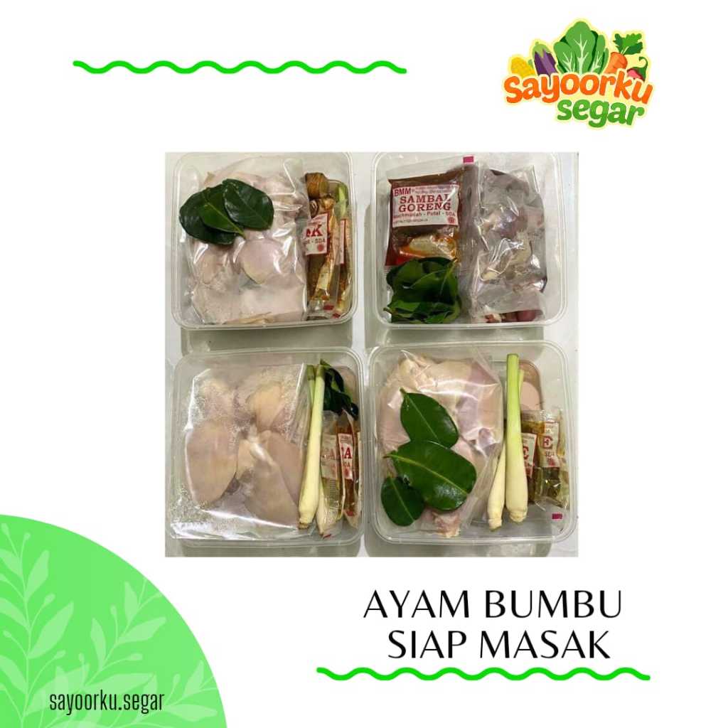 

KIRIM BESOK Ayam Bumbu Siap Masak / Ayam Rica-rica / Ayam Bumbu Rujak / Kare Ayam / Sambel Goreng Ati Ampela / Opor Ayam