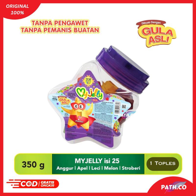 

Wong Coco MyJelly 25's | Jelly Toples isi 25 Pcs x 14gr | My Jelly