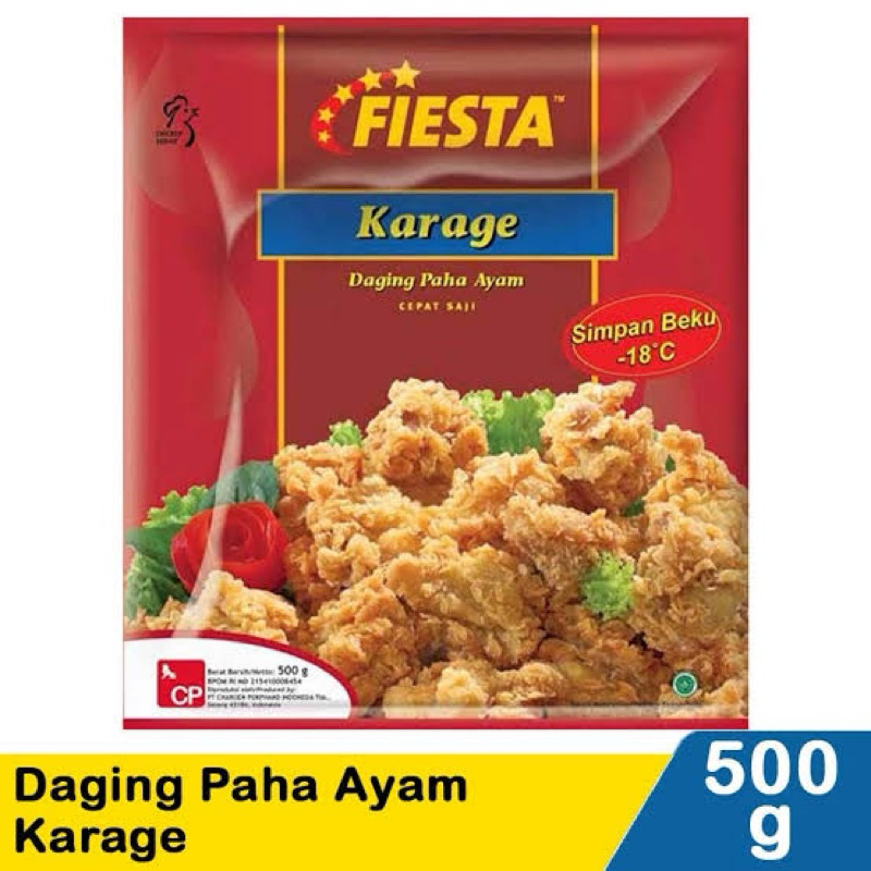 

FIESTA Karage (Daging ayam Olahan) 500 Gram