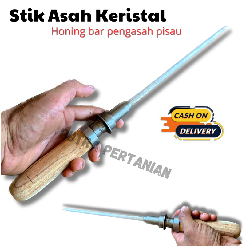 Asahan kristal /asahan kristal panjang buat pisau /honing pengasah pisau Mr Bot