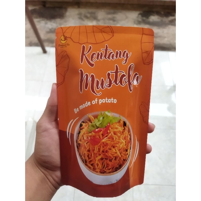 

kentang Mustofa viral super pedas dan pedas manis