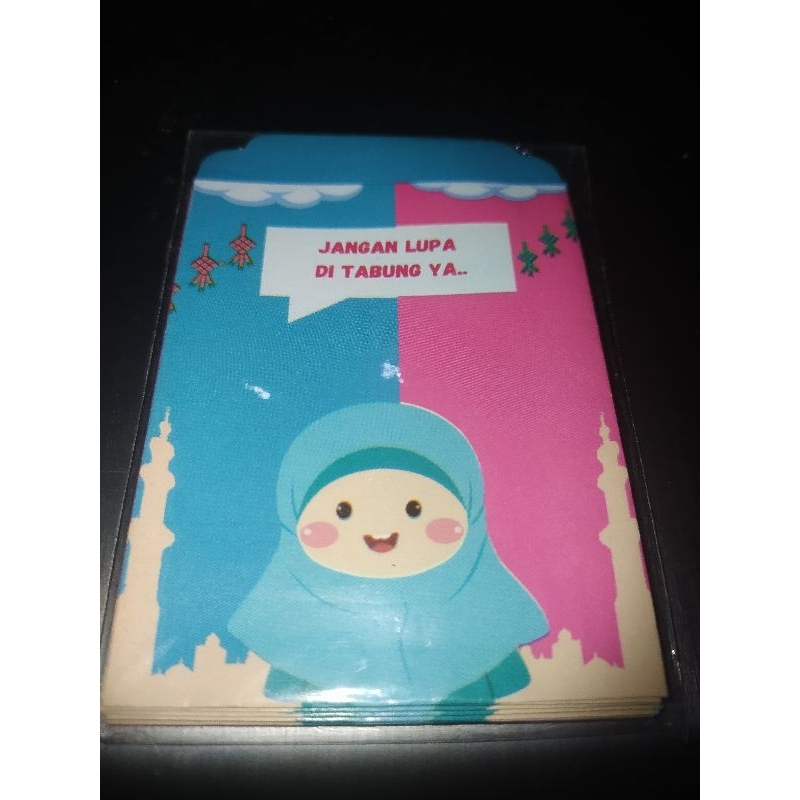 

Amplop lebaran Jangan Lupa Ditabung harga untuk per pak isi 10