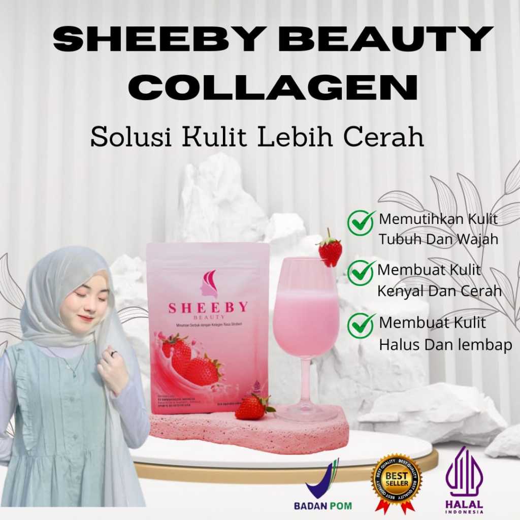 Sheeby Beauty Suplemen Pemutih Badan Minuman Collagen Drink Ori Sheeby Beauty Collagen Sheeby Sheeby