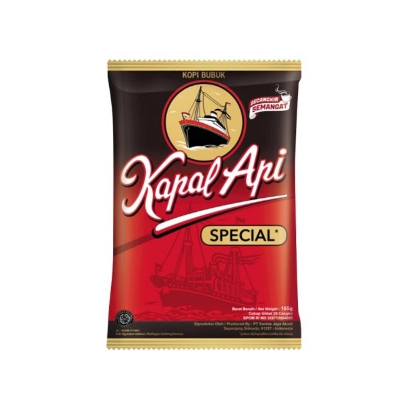 

Kopi kapal api bubuk spesial 160 gram