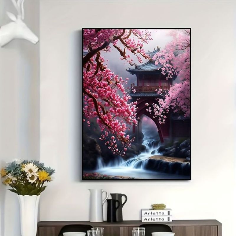 lukisan dinding japan/jepang aesthetic modern