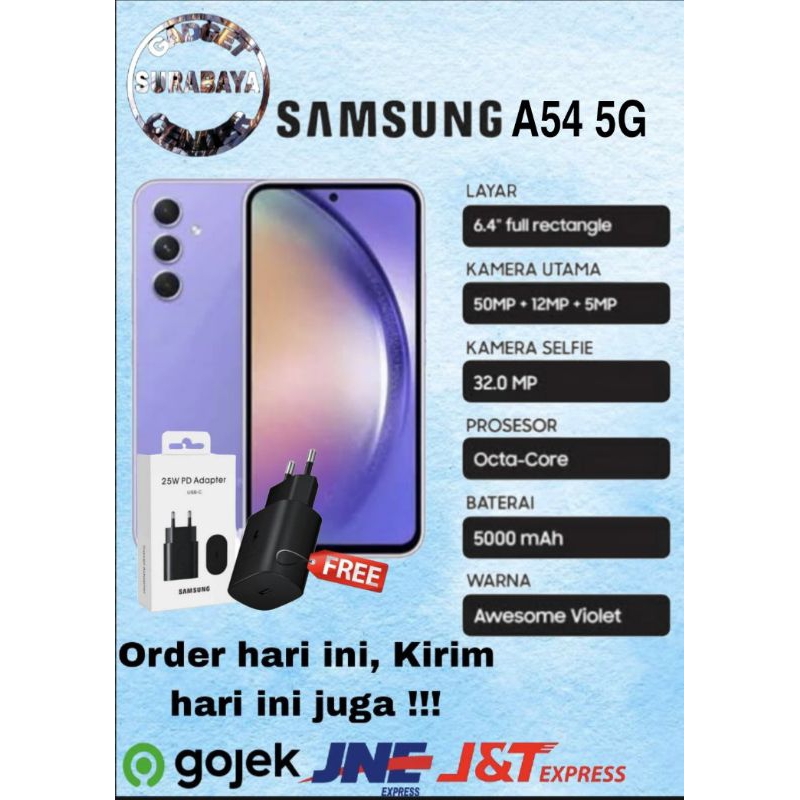 Samsung A54 5G 8/256GB 100% ORIGINAL GARANSI RESMI