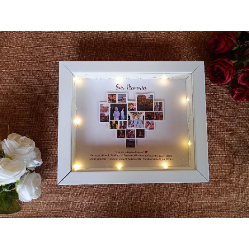 Frame 3D Custom /Kado ultah/kado wisuda/kado anniversary