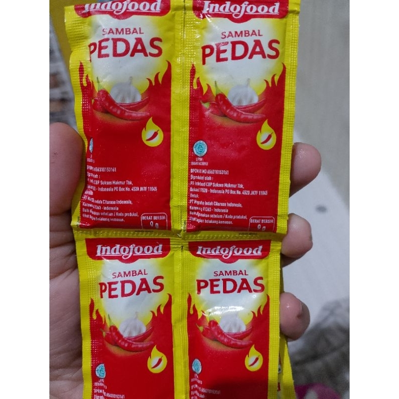 

Indofood sambal pedas 1pc ukuran 9g (2025)