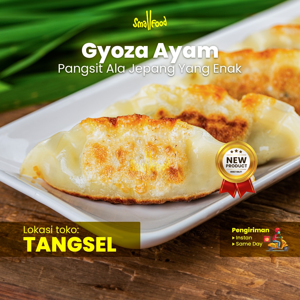 

Gyoza Ayam / Dumpling / Pangsit Ayam Isi 10 pcs - Smallfood Frozen Food