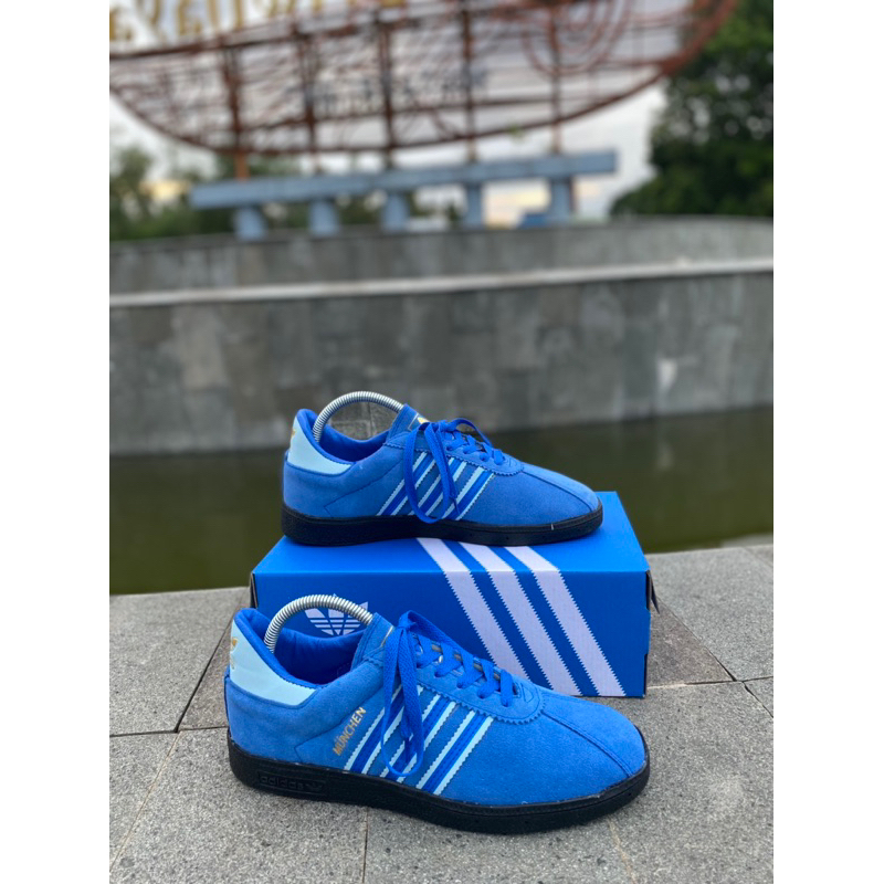 SEPATU ADIDAS GARIS 3 ICE BLUE