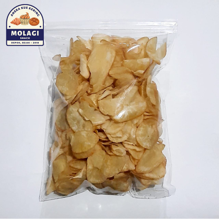 

Keripik Singkong Pak Tani 250 Gram / Kripik Singkong Gurih Renyah - Molagi Snack