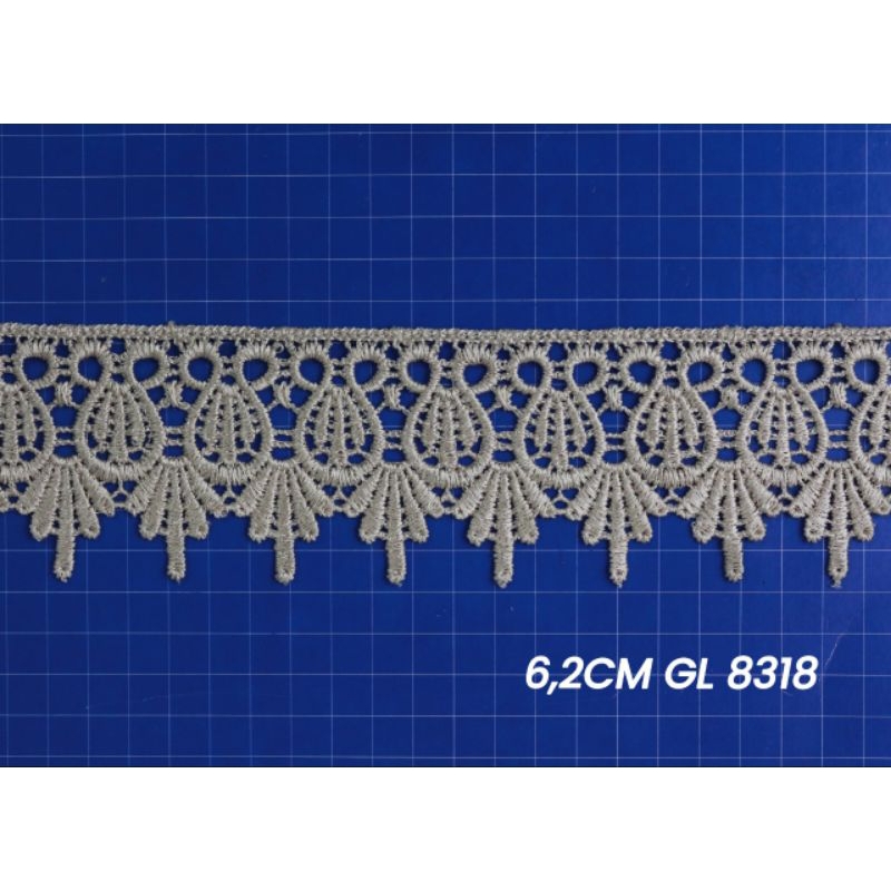 Charisma Renda Coklat - Renda 6cm