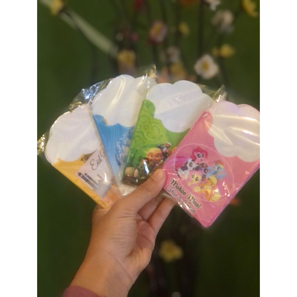 

Angpao Lebaran Hari Raya Idul Fitri dengan Karakter Gambar Lucu - Isi 50 Pcs - Angpao Kertas