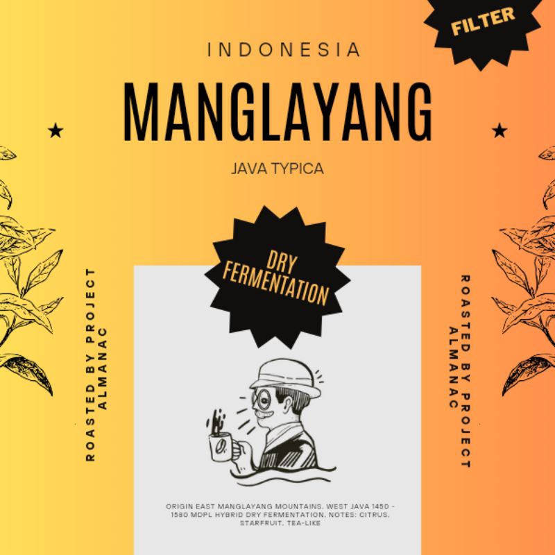 

Manglayang Arabika Natural B.O.M Hybrid Dry Fermentation 150 gram