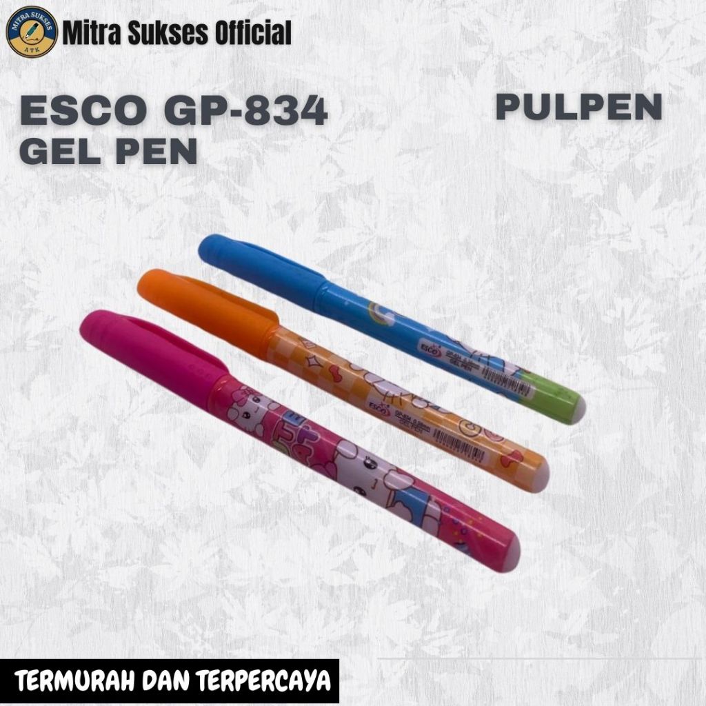 

PULPEN LUCU ESCO GEL PEN GP-834 FANCY