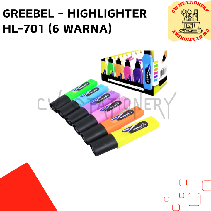 

Greebel - (1 set) Highlighter / Stabilo HL-701