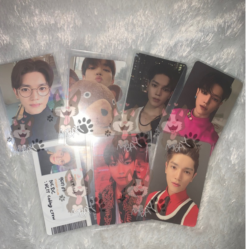 PHOTOCARD TAEYONG NCT Taeyong Seoul city Boneka Sticky NCIT Favorite