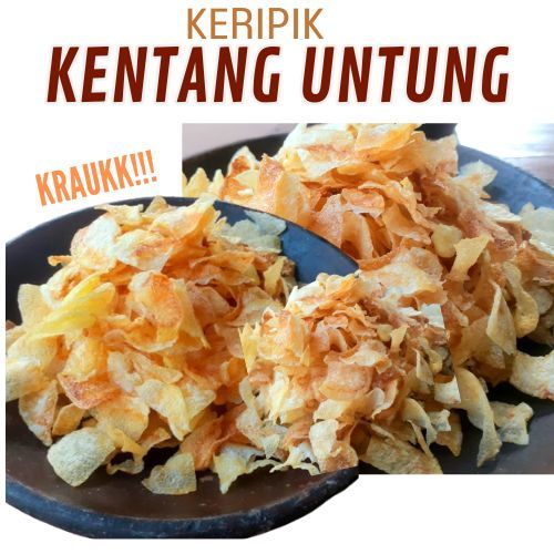 

KERIPIK KENTANG UNTUNG RENYAH GURIH ASIN KEMASAN 500 GRAM