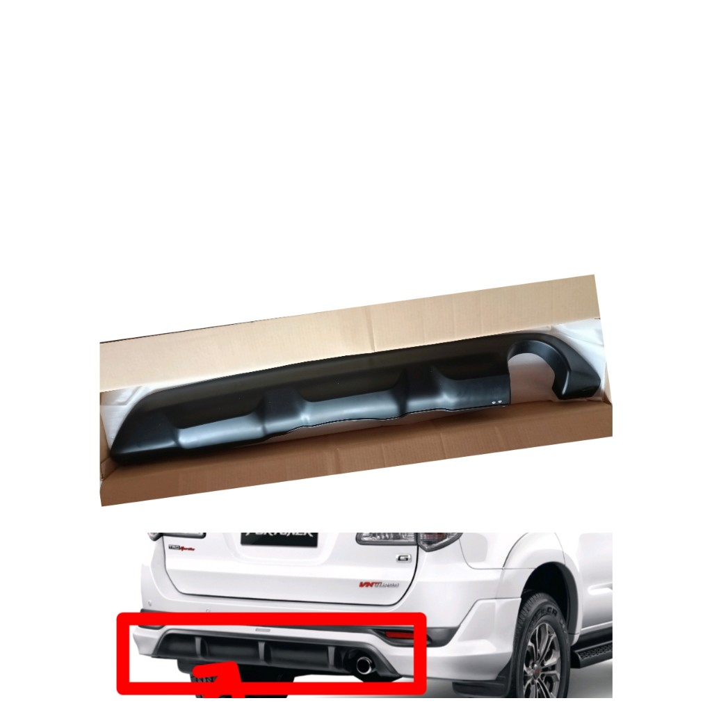 Under Guard Spoiler Bumper belakang Fortuner 2013 Original PZ035-0K071