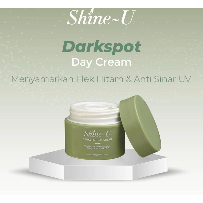 Shine-U Darkspot Day Cream - Krim Wajah Menyamarkan Flek Hitam
