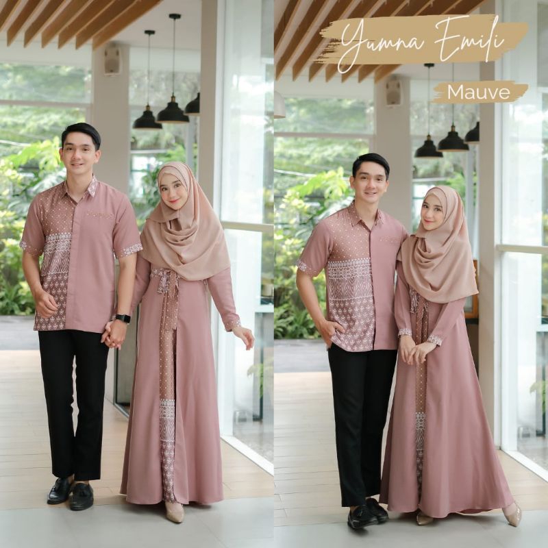 GAMIS REMAJA COUPLE PASANGAN Batik BALOTELI Dress Wanita Couple Mewah Motif Batik Premium Terbaru