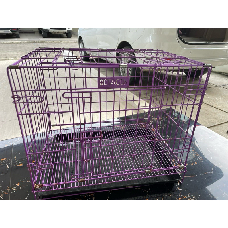 Octagon Kandang Anjing atau Kucing Bekas 60x40x50