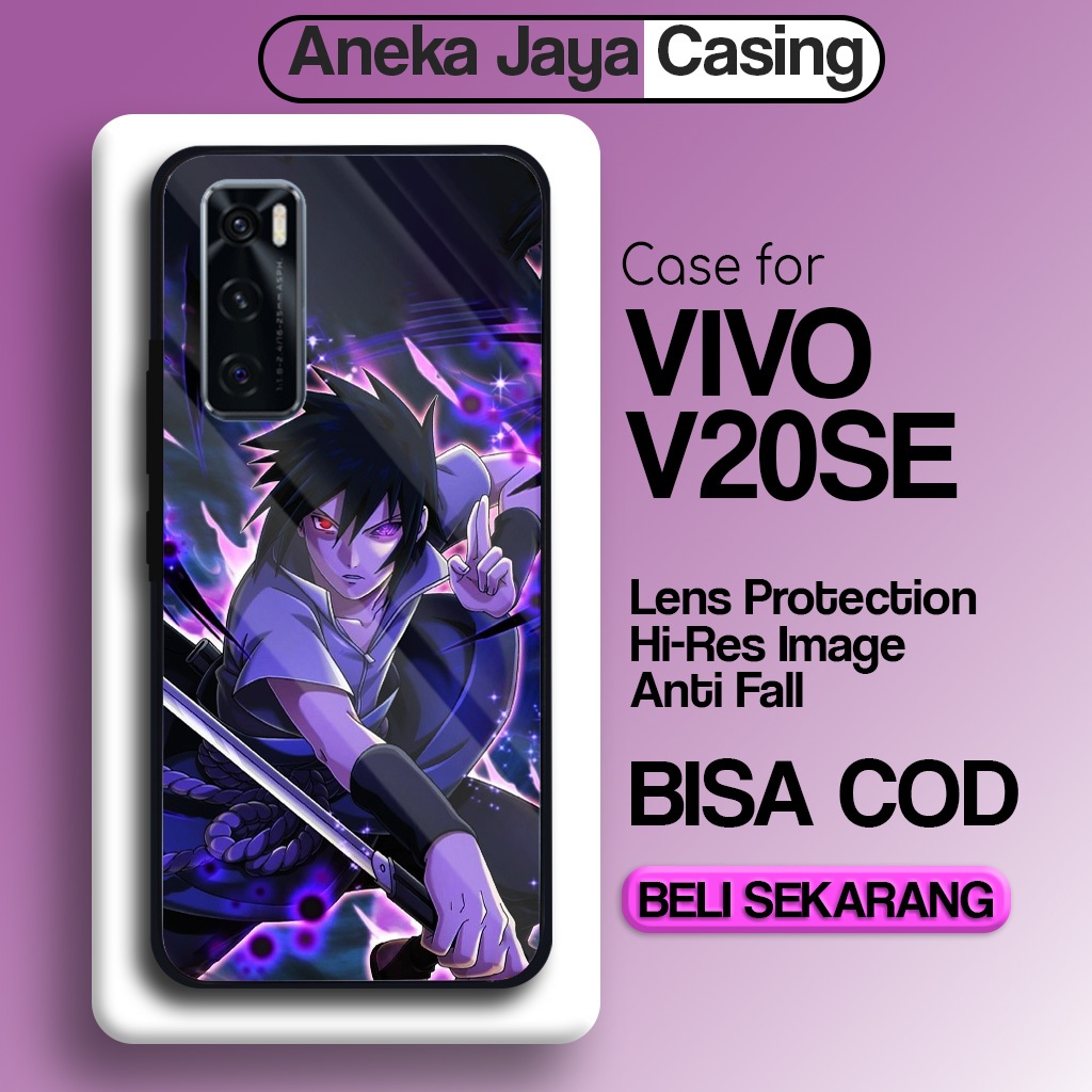 case VIVO V20SE casing VIVO V20SE Motif Sasuke case keren karakter anime bahan hardcase softcase glo