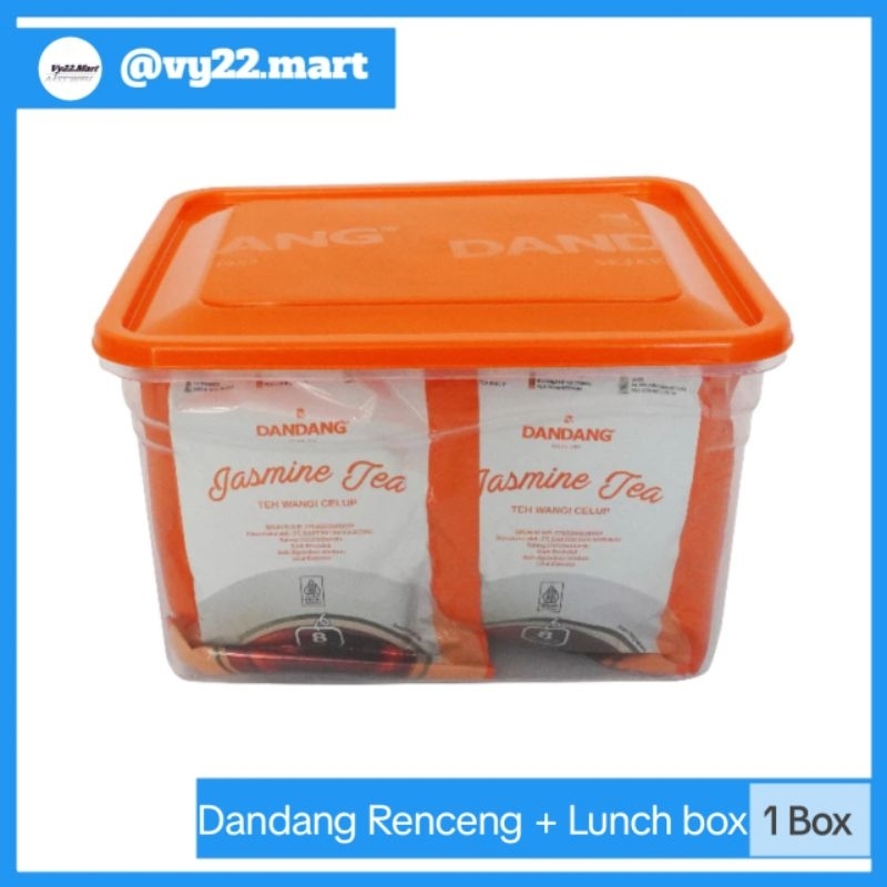 

Teh Dandang Jasmine 2 Renceng isi 8 tea bag Free Lunch box