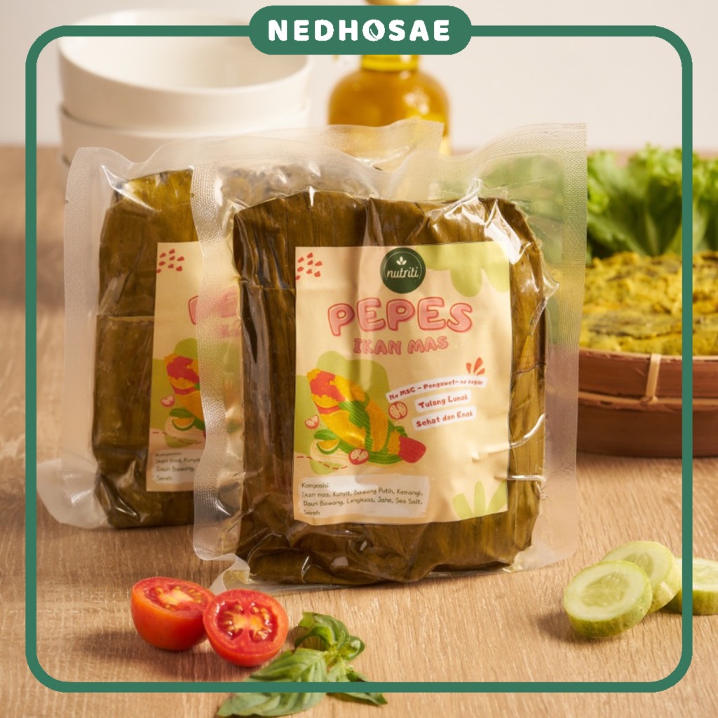 

Pepes Ikan Mas Tulang Lunak Nutriti