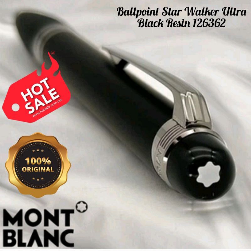 

Ballpoint Mont Blanc Star Walker Ultra Black Resin 126362