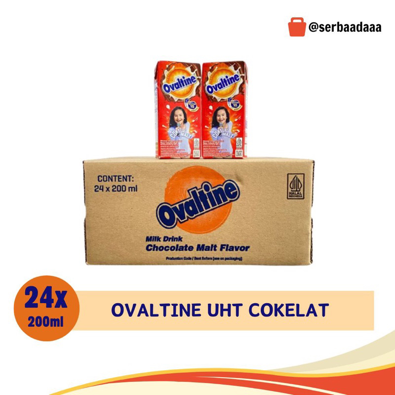 

OVALTINE 200 ML 1 DUS ISI 24 PCS