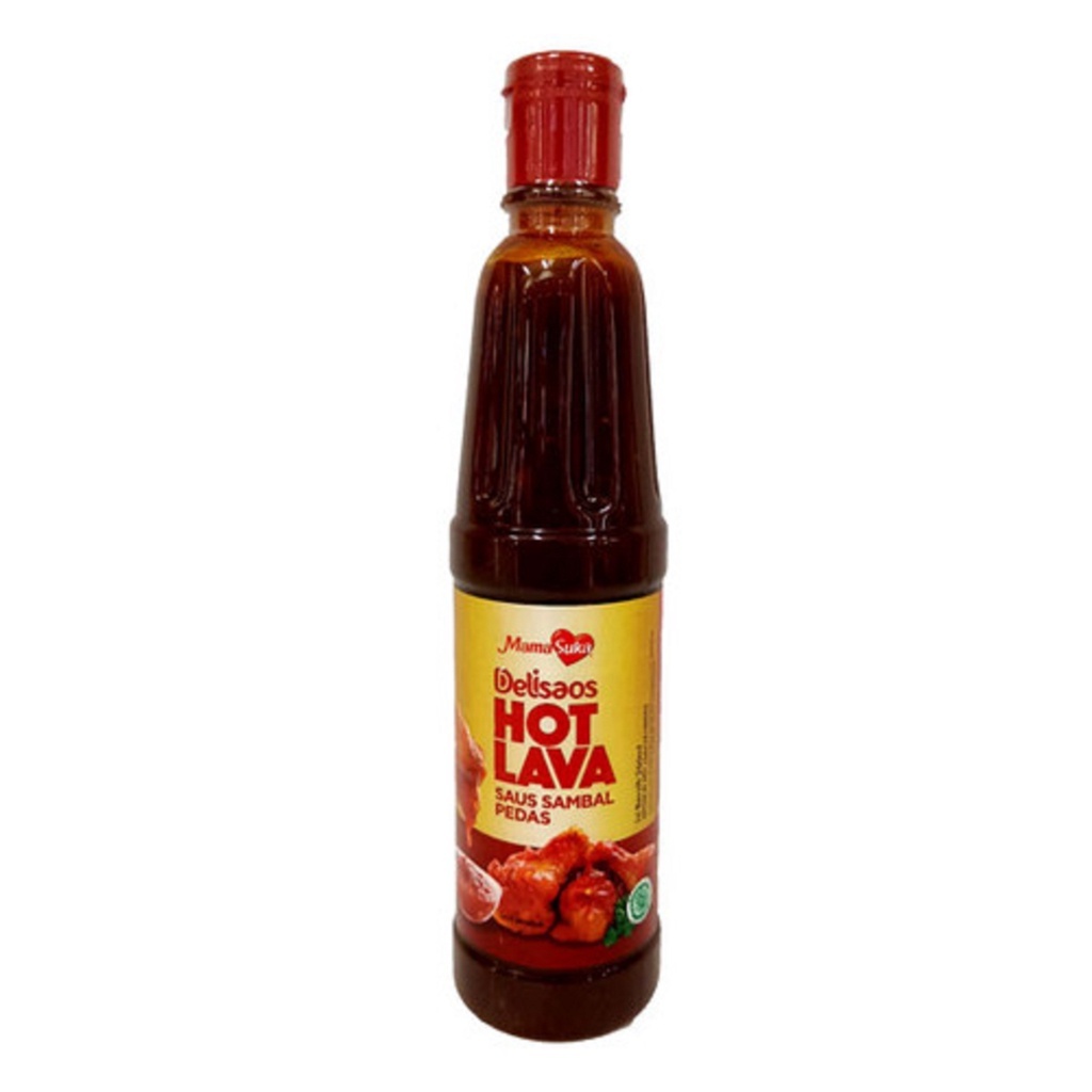

Delisaos Saos Hot Lava Saus Sambal Pedas Botol 130ml
