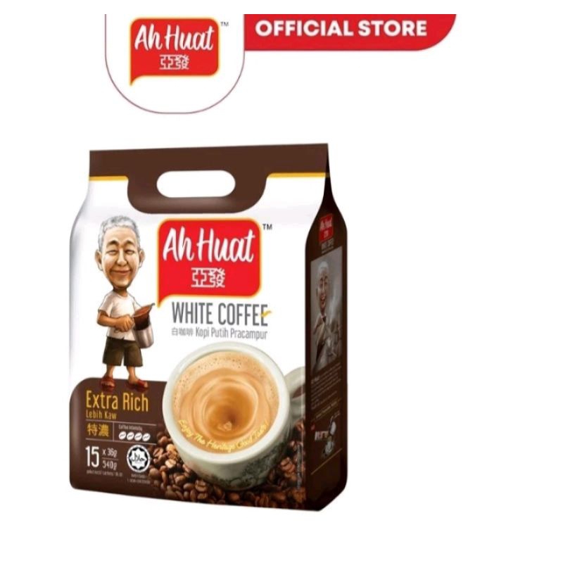 

AH HUAT WHITE COFFEE EXTRA RICH MALAYSIA 15 SACHET