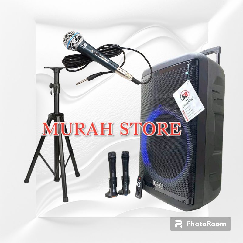 SOUNDBEST FT-89PORTABLE SPEAKER 15 INCH