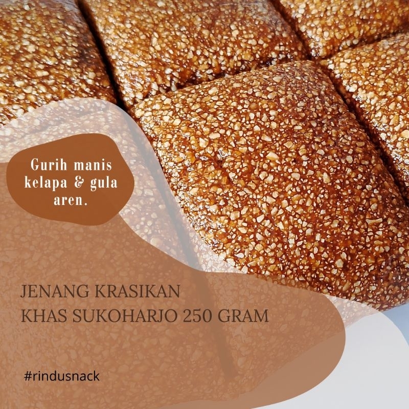 

PREMIUM Jenang/dodol krasikan/cengkarok/cengkaruk 250 gram