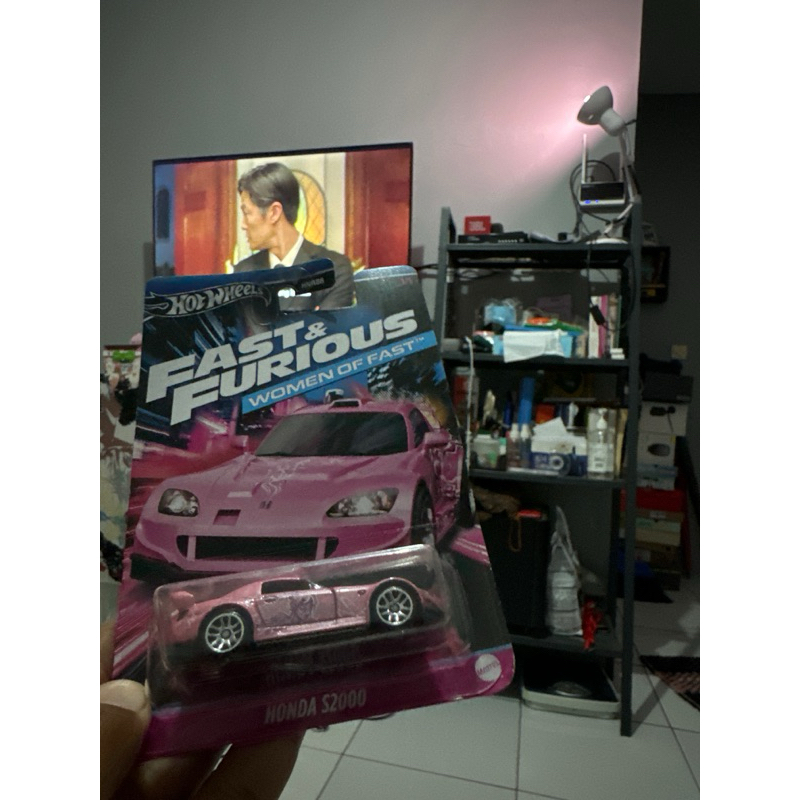 hot wheels Fast Farious women honda s2000 pink langka